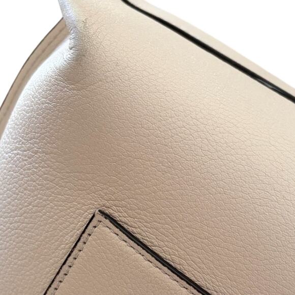 Henri Bendel Tan Sand Vintage Shoulder Bag Upcycled - Picture 10 of 15